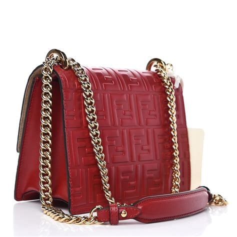 fendi kan shoulder bag red|Fendi shoulder bag zucca.